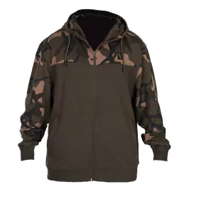 Fox LW Khaki-Camo Split Zip Hoody Hanorac cu fermoar L