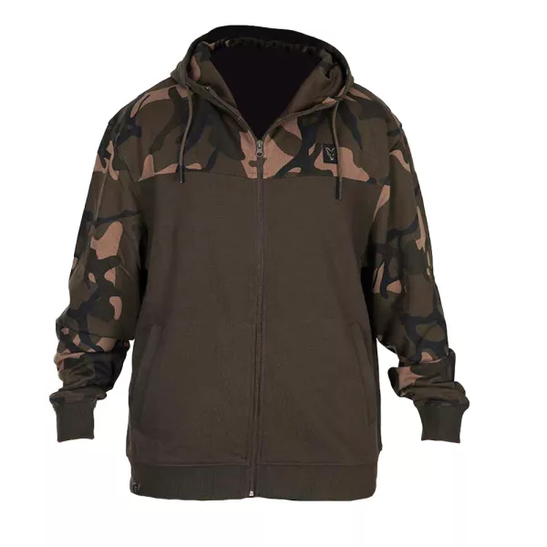 Fox LW Khaki-Camo Split Zip Hoody Hanorac cu fermoar 3XL