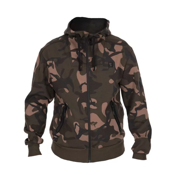 Fox Camo Premium 310 Pulover cu Glugă și Fermoar L