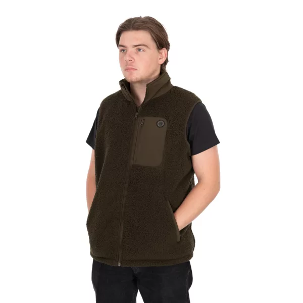 Fox Olive Sherpa Hybrid Gilet Mellény 2XL