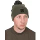 Fox Collection Bobble Hat Căciulă cu ciucure Verde-Negru