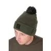 Fox Collection Bobble Hat Căciulă cu ciucure Verde-Negru