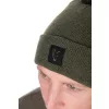 Fox Collection Bobble Hat Căciulă cu ciucure Verde-Negru