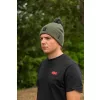 Fox Collection Bobble Hat Căciulă cu ciucure Verde-Negru