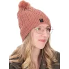 Fox Womens Knitted Bobble Căciulă de damă cu ciucure