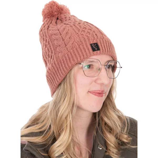 Fox Womens Knitted Bobble Căciulă de damă cu ciucure