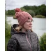 Fox Womens Knitted Bobble Căciulă de damă cu ciucure