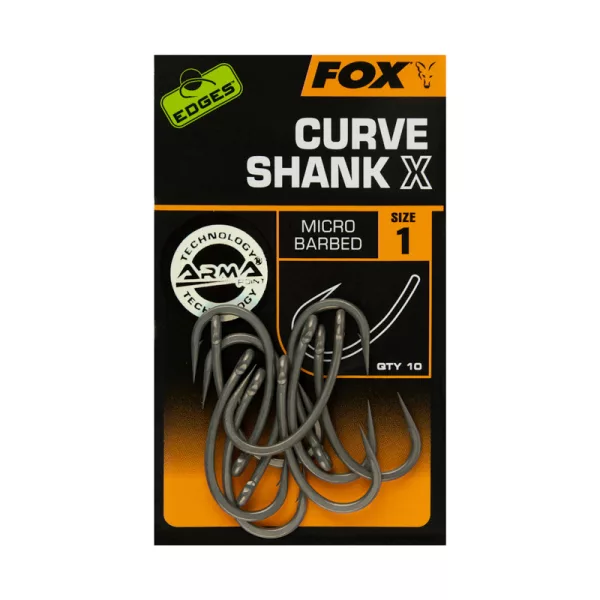 Fox EDGES™ Curve Shank X Size 2 Cârlig