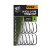Fox Wide Gape Straight 5 Füles, Szakállas Pontyozó Horog 10db