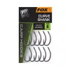 Fox Curve 6 Füles, Szakállas Pontyozó Horog 10db
