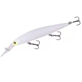   Major Craft Ceana Jerkbait 110SPM Middle 11cm 17gr #004 Yellow Cheek Pearl White Wobbler Plutitor
