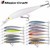 Major Craft Ceana Jerkbait 90SPM Middle 9cm 11gr #002 Green Back Silver Wobbler Flotant