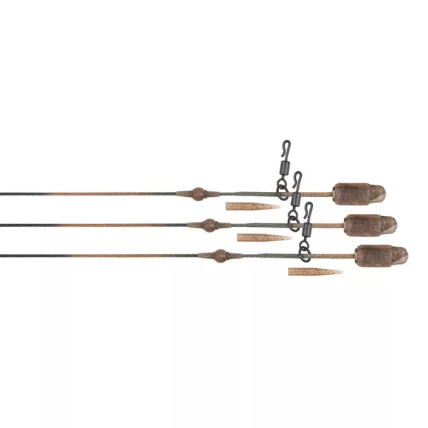 Fox Edges Camo Heli-Clip Rigs 50lb Leadcore Montură Heli-Clip 3 buc