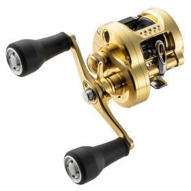  Shimano Calcutta Conquest MD 301 XG Left Hand Long Handle (CTCNQMD301XGLHB) - Mulineta de baitcasting cu mâna stângă