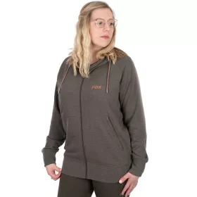 Fox WC Zipped Hoodie Hanorac cu fermoar Verde-Mov de Damă S