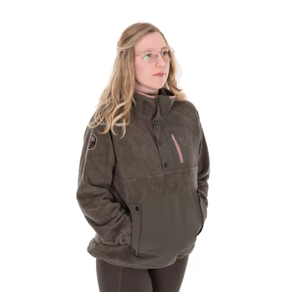 Fox Womens Explorer Fleece Hooded Jacket Bluză de damă XL