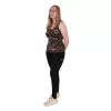 Fox Womens Black Lined Leggings Aláöltöző Nadrág L