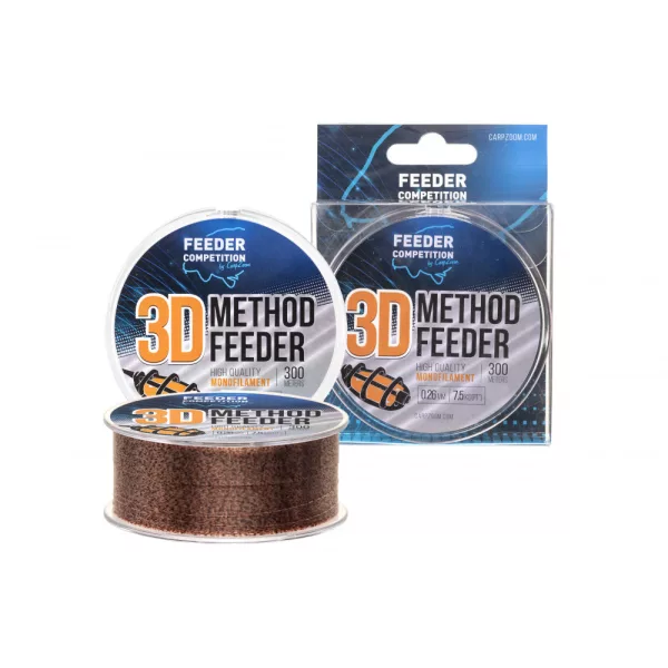 Feeder Competition 3D 0,23mm 300m Method Feeder Fir Monofilament Principal