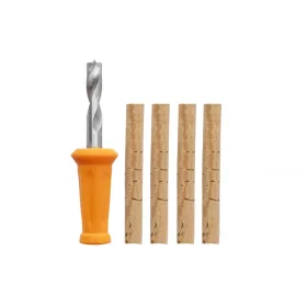   Carp Zoom Burghiu de momeală din oțel inoxidabil cu 4 buc. tije de plută de 6mm