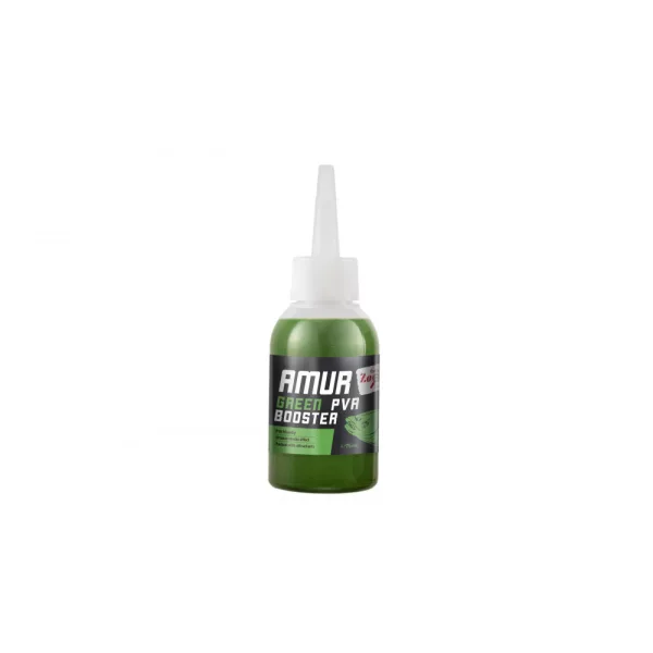Carp Zoom Amur Booster Fluo Verde Aromă Lichidă Naturală 75ml