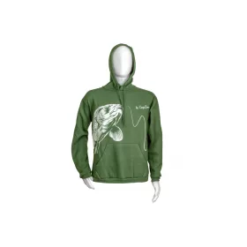Carp Zoom Hanorac cu glugă Verde pentru crap 3XL
