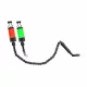 Carp Zoom CZ Heavy Chain-B Bite avertizor de mușcătură cu lanț, roșu fluo