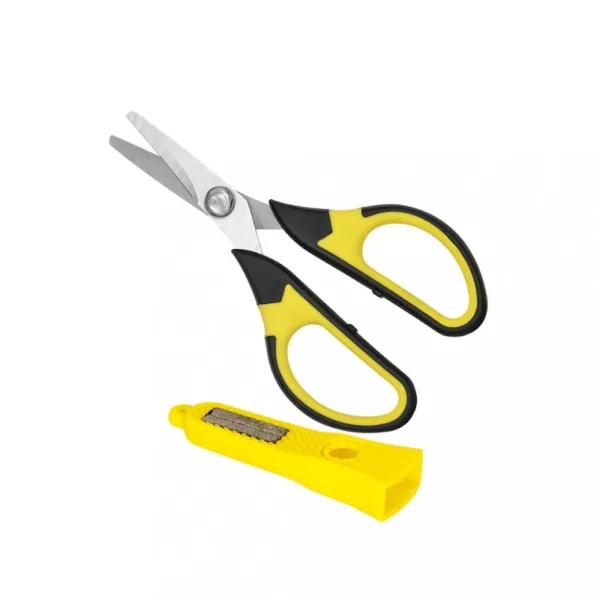 Carp Zoom CZ Foarfecă multi-funcțională cu toc și ascuțitor de cârlige, 13 cm