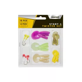Predator Z Start-1 Set twister colorat 0,5-1,7gr 23 buc