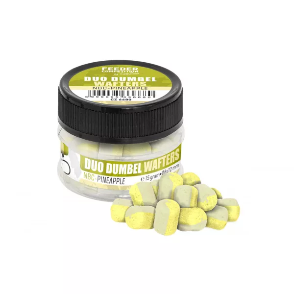 Feeder Competition Duo Dumbel Acid Butiric Verde-Ananas 10x14mm Wafters 15gr