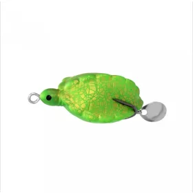   Predator Z PZ Tortuga imitație de broască țestoasă, 5 cm, 11 g, verde, auriu