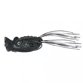   Predator Z PZ Popper Frog imitație de broască, 6 cm, 16 g, negru