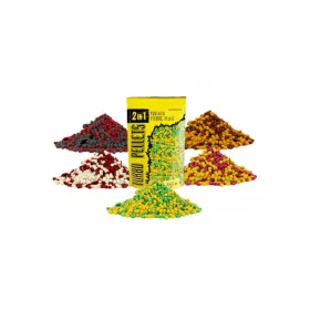   Carp Zoom CZ 2în1 Turbo pellet cu dizolvare rapidă, 3 mm, ciocolată, portocală, 500 g