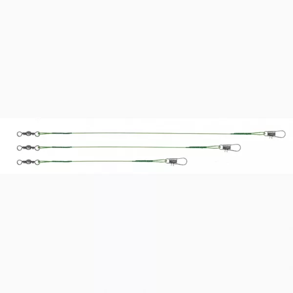 Predator Z PZ Set de forfac din sârmă (1x7), 14 kg, verde, 50 buc
