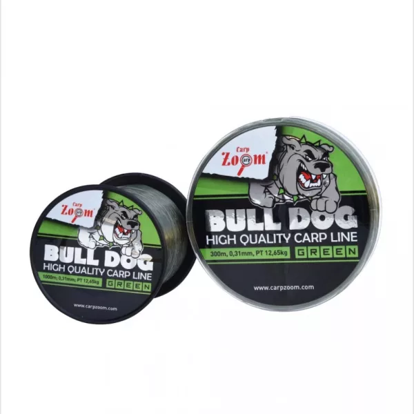 Carp Zoom CZ Bull-Dog fir monofil pentru pescuit la crap, o 0,22 mm, 1000 m, 6,9 kg, verde închis