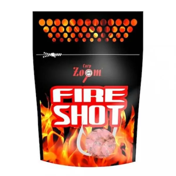 Carp Zoom CZ Fire Shot boilies de momeală, 16 mm, picant, usturoi, 120 g