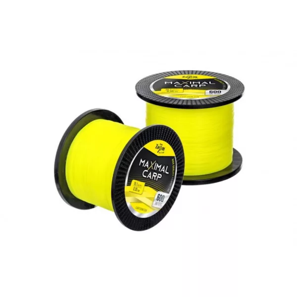 Carp Zoom CZ Maximal Carp fir de pescuit la crap, o 0,25 mm, 600 m, 8,3 kg, galben