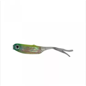   Predator Z PZ Offspring Tail Killer gumihali cu aromă de pește, 5 cm, verde, 5 buc