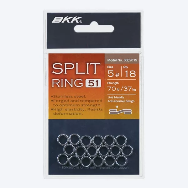 BKK SPLIT RING-51 2# 18 buc/pachet Inel despărțitor
