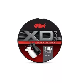 Spomb XD Pro Braid Fir Principal Împletit Gri 0,14mm 300m