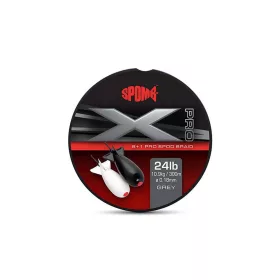 Spomb X Pro Braid Fir Principal Împletit Gri 0,18mm 300m