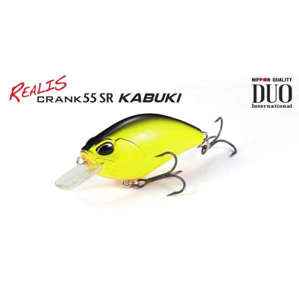 Duo Realis Crank 55SR Kabuki 5,5cm 10gr CCC3028 Ghost Chart Lebegő Wobbler