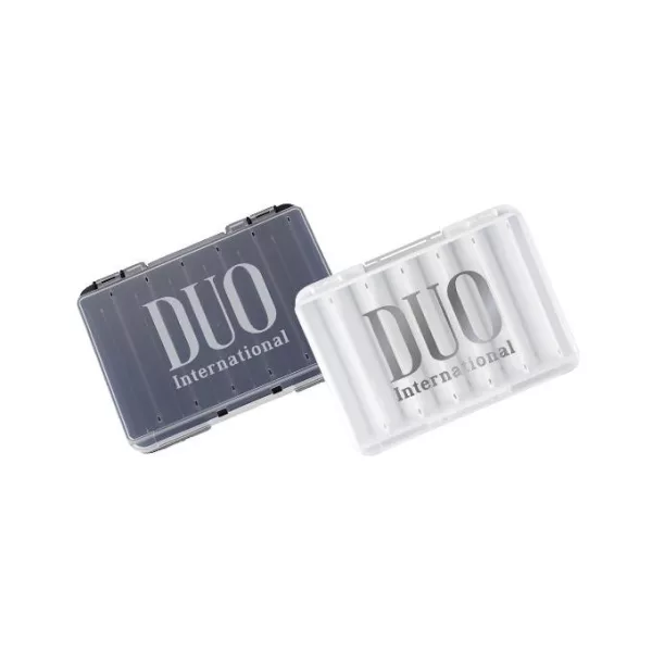 Duo Reverse Lure Case D86 14x10,4x3,2cm White/Silver Logo Cutie pentru năluci