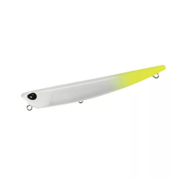 Duo Bayruf Manic 75 7,5cm 7,6gr CCC0559 Alien White CH Tail Vobler Scufundător