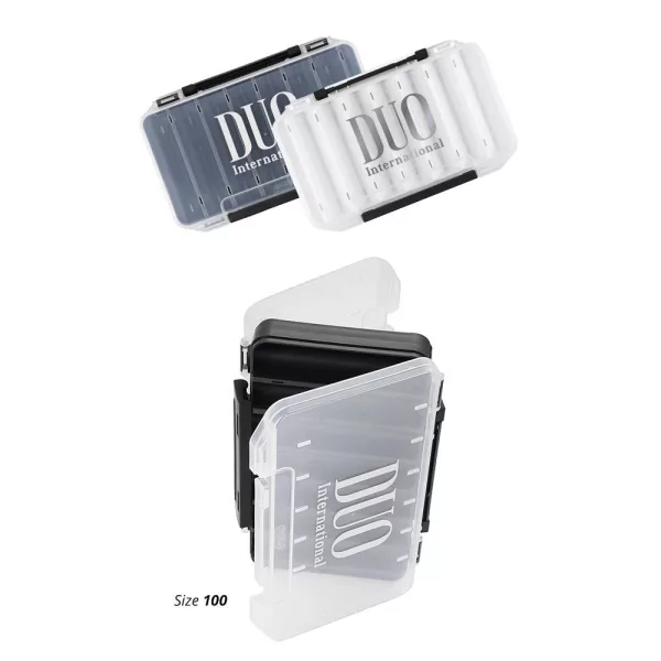 <b>Duo</b> Reverse Lure Case 100 19,3x10x3cm Pearl Black/Gold Logo Cutie pentru năluci