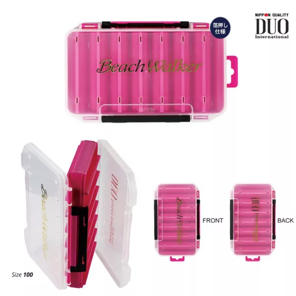 Duo Beach Walker Reverse Lure Case 100 20x12,6x3,6cm Cutie de Depozitare pentru Naluci