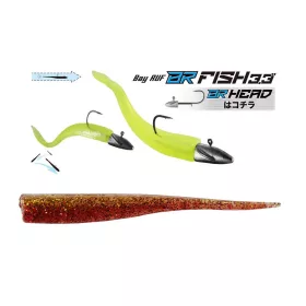   Duo Bayruf BR Fish 8,4cm S039 Gold Red Momeală Plasztic 7buc