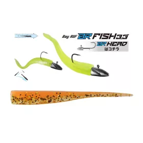   Duo Bayruf BR Fish 8,4cm S040 Orange Gold Momeală Plasztic 7buc