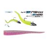 Duo Bayruf BR Fish 8,4cm S042 UV Clear Pink Momeală Plasztic 7buc