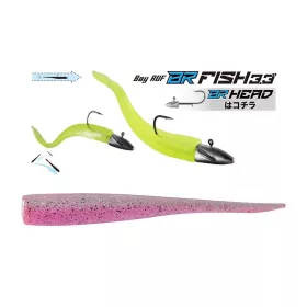   Duo Bayruf BR Fish 8,4cm S042 UV Clear Pink Momeală Plasztic 7buc