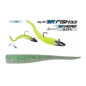   Duo Bayruf BR Fish 8,4cm S045 Kibinago Green Momeală Plasztic 7buc